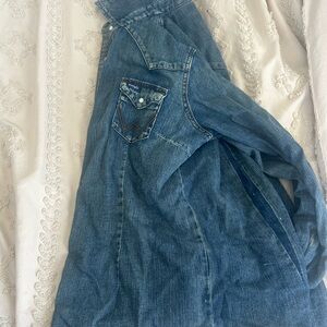Women's Denim Wrangler Button up